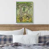 Robin Hood in Sherwood Forest Canvas Afdruk (Insitu (Slaapkamer))