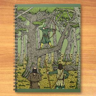 Robin Hood in Sherwood Forest Notitieboek