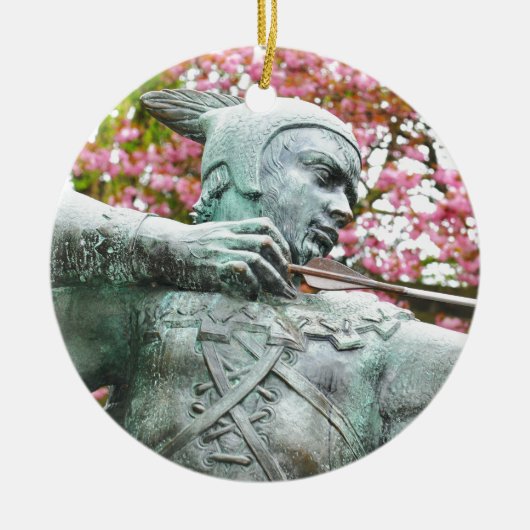 Robin Hood Keramisch Ornament (Voorkant)