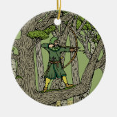 Robin Hood Keramisch Ornament (Voorkant)