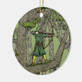 Robin Hood Keramisch Ornament (Links)
