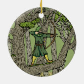 Robin Hood Keramisch Ornament (Achterkant)