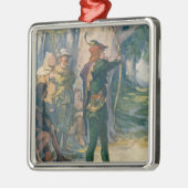 Robin Hood Metalen Ornament (Links)