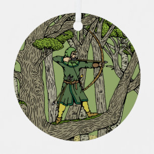 Robin Hood Metalen Ornament