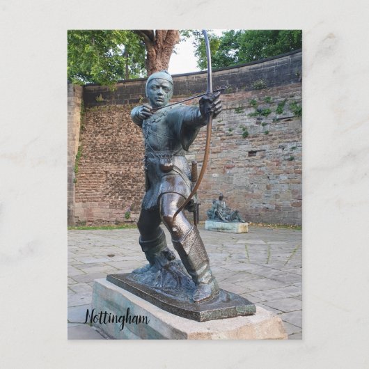 Robin Hood, Nottingham Briefkaart (Voorkant)