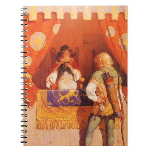 Robin Hood ontmoet Maid Marian door NC Wyeth Notitieboek