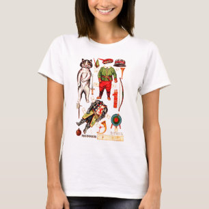 Robin Hood, Paper Doll, Louis Wain T-shirt