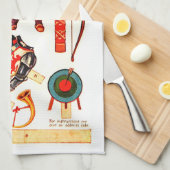 Robin Hood, Paper Doll, Louis Wain Theedoek (Quarter Fold)