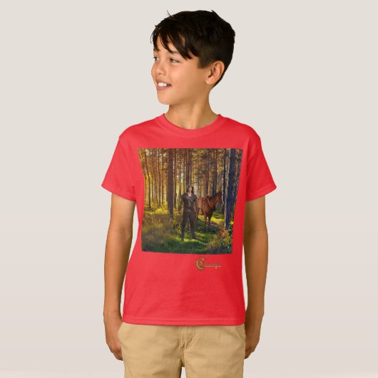 Robin hood Ringer T-shirt (Voorkant volledig)