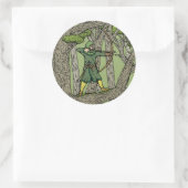 Robin Hood Ronde Sticker (Tas)