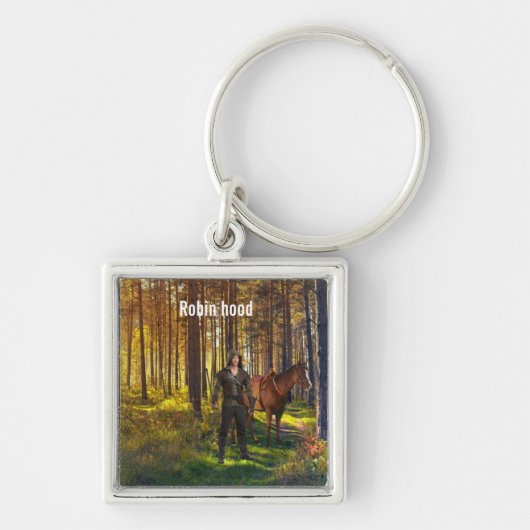 Robin hood Square Sleutelhanger (Voorkant)