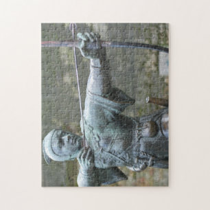 Robin Hood Statue Nottingham Legpuzzel