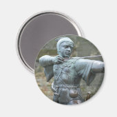 Robin Hood Statue Nottingham Magneet (Voorkant / Achterkant)