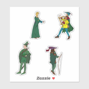 Robin Hood Sticker 4 pack No.2