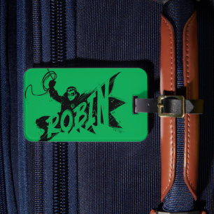 Robin Ink Brush Naam Bagagelabel