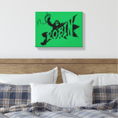 Robin Ink Brush Naam Canvas Afdruk (Insitu (Slaapkamer))