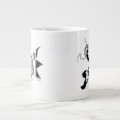 Robin Ink Brush Naam Extra Grote Beker (Voorkant)