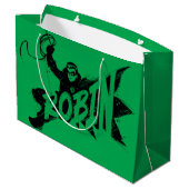 Robin Ink Brush Naam Groot Cadeauzakje (Achterkant Gekanteld)