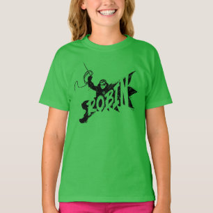 Robin Ink Brush Naam T-shirt