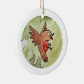 Robin Keramisch Ornament (Rechts)