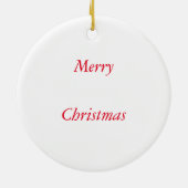 Robin Kerstboom ornament (Achterkant)