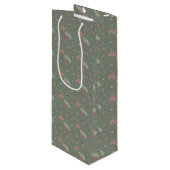 Robin kerstcadeau tas wijn cadeautas (Voorkant Gekanteld)