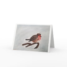 Robin kerstkaart