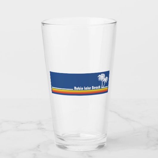 Robin Lake Beach Georgia Glas (Voorkant)