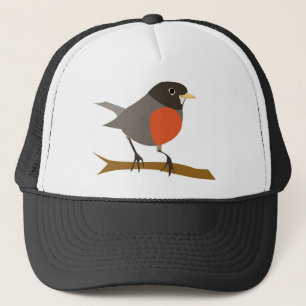 Robin met rode borst op Tak Trucker Pet