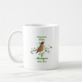 Robin Michigan State Bird Koffiemok (Links)