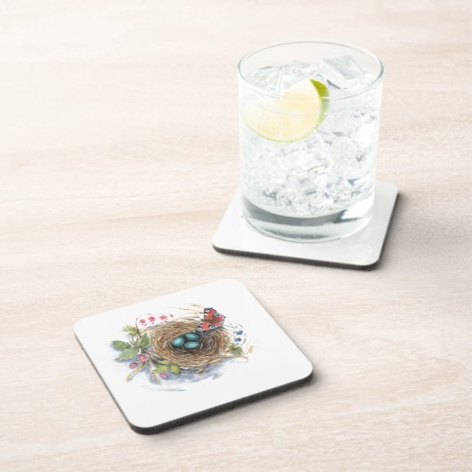 Robin Nest Bier Onderzetter (Rechterzijde)