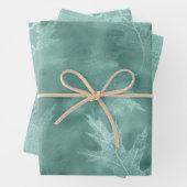 Robin Oeuf Linge de feuille vert (pas de lin réel) (En situation)