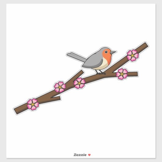 Robin on Sakura Sticker (Vel)