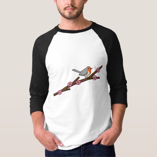 Robin on Sakura T-shirt (Voorkant)