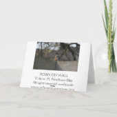 Robin op Muur Kaart (Achterkant)