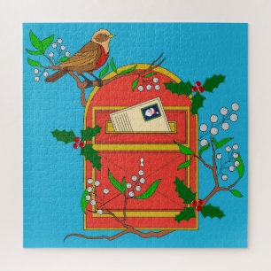 Robin op Postbox Legpuzzel