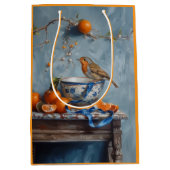 Robin - Papieren tas Medium Cadeauzakje (Voorkant)