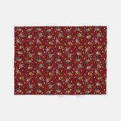 Robin Party Fleece Dekens (Bourgondie) (Voorkant (Horizontaal))