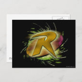 Robin -R Briefkaart (Voorkant / Achterkant)