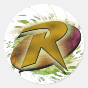 Robin -R Ronde Sticker