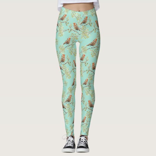 Robin ReadborstArt Pattern Leggings (Voorkant)