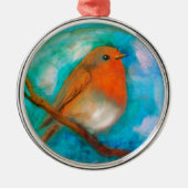 Robin redborst ornament (Voorkant)