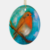 Robin redborst ornament (Rechts)