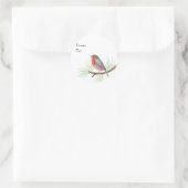 Robin Redbreast Gift Label (Tas)