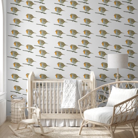 Robin Redbreast Wallpaper Behang (Kinderen)