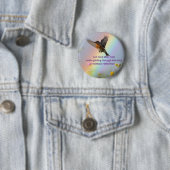 Robin Regenboog Ronde Button 5,7 Cm (In situ)