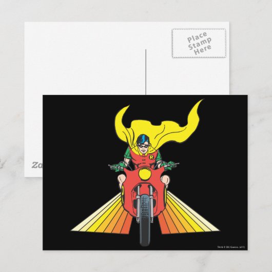 Robin Rides 2 2 Briefkaart (Voorkant / Achterkant)