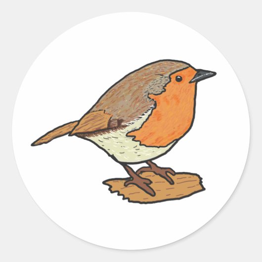 Robin Ronde Sticker (Voorkant)