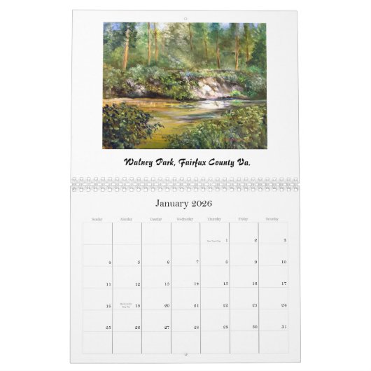 Robin Rosner Oil Paintings Kalender (Jan 2026)