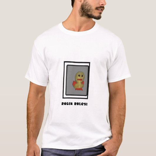 Robin Rules. T-shirt (Voorkant)